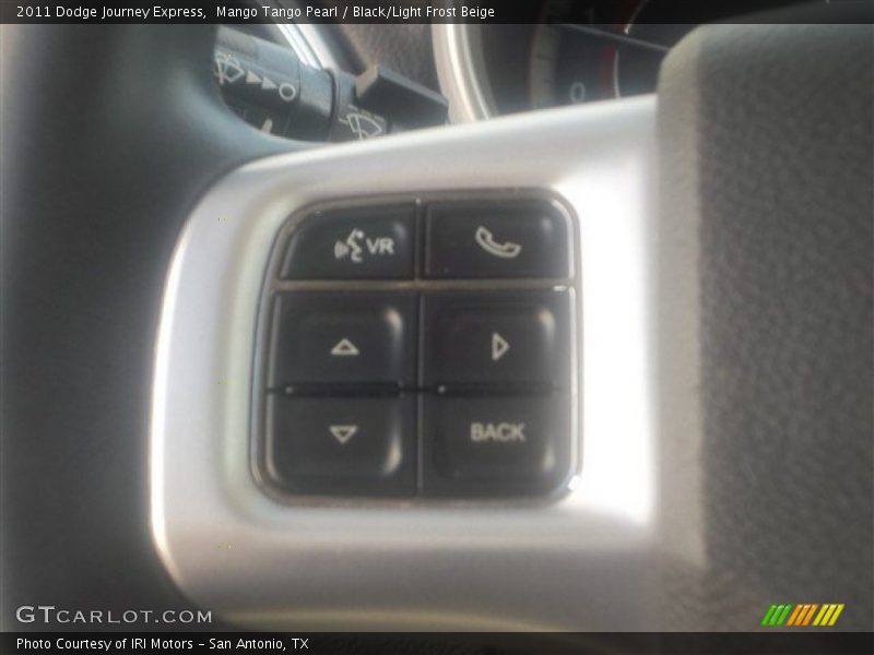 Mango Tango Pearl / Black/Light Frost Beige 2011 Dodge Journey Express