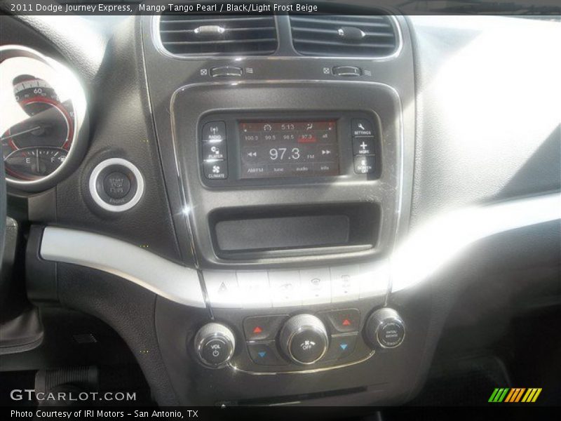 Mango Tango Pearl / Black/Light Frost Beige 2011 Dodge Journey Express