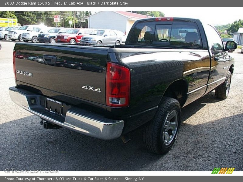 Black / Dark Slate Gray 2003 Dodge Ram 1500 ST Regular Cab 4x4