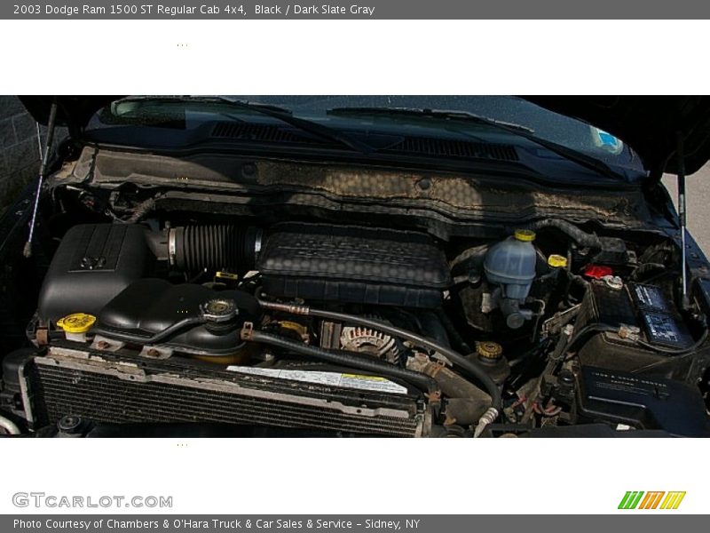 Black / Dark Slate Gray 2003 Dodge Ram 1500 ST Regular Cab 4x4