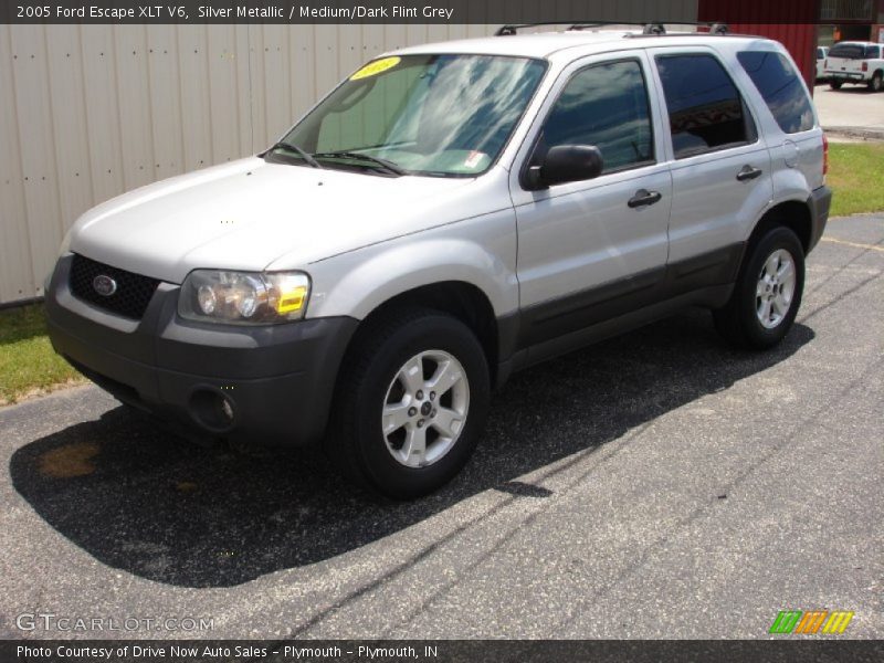 Silver Metallic / Medium/Dark Flint Grey 2005 Ford Escape XLT V6