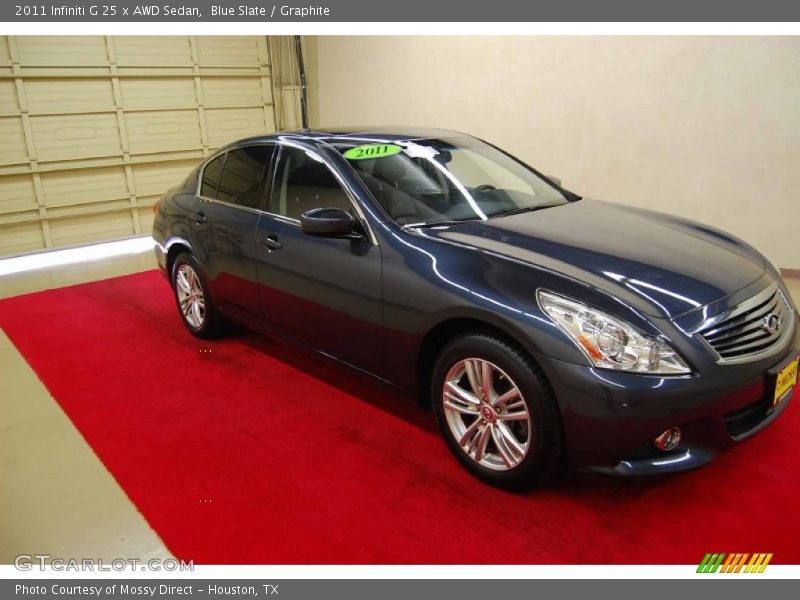 Blue Slate / Graphite 2011 Infiniti G 25 x AWD Sedan