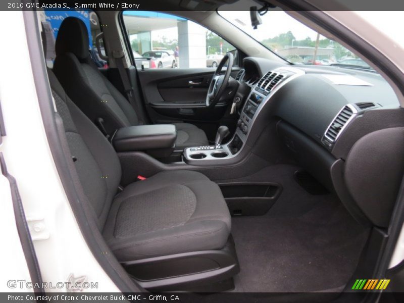 Summit White / Ebony 2010 GMC Acadia SL