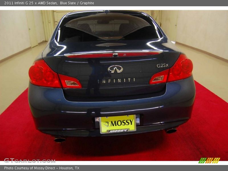 Blue Slate / Graphite 2011 Infiniti G 25 x AWD Sedan