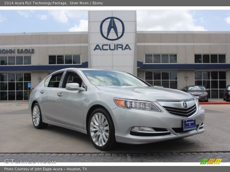 Silver Moon / Ebony 2014 Acura RLX Technology Package