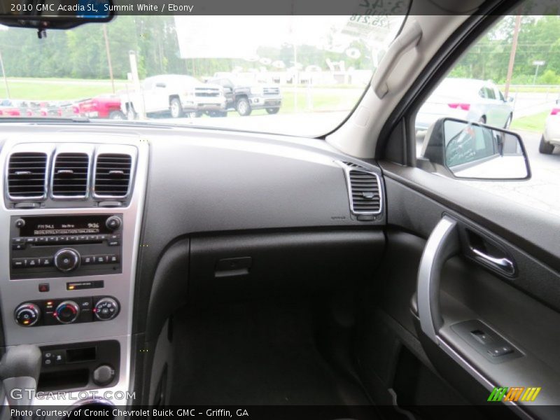 Summit White / Ebony 2010 GMC Acadia SL