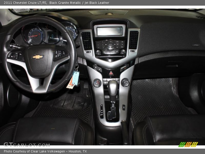 Black Granite Metallic / Jet Black Leather 2011 Chevrolet Cruze LT/RS