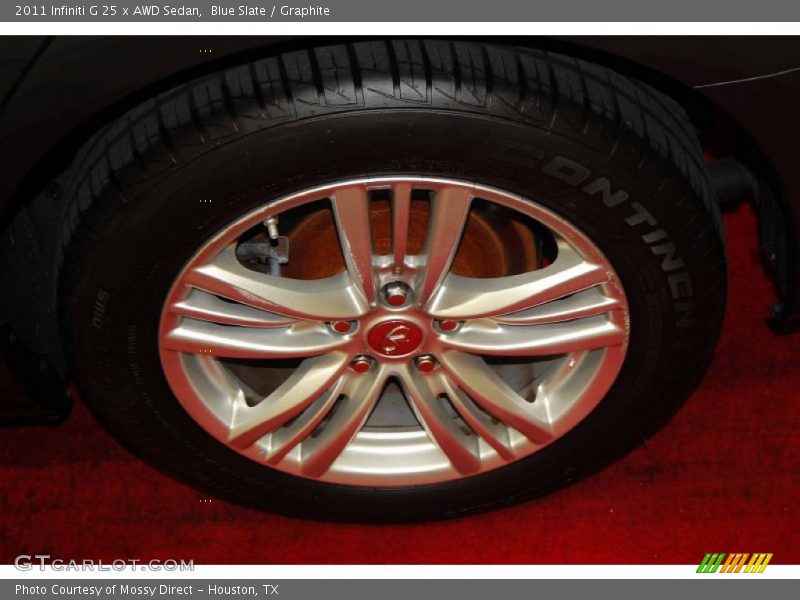 Blue Slate / Graphite 2011 Infiniti G 25 x AWD Sedan