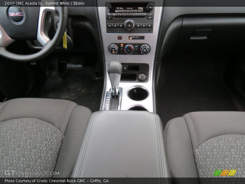 Summit White / Ebony 2010 GMC Acadia SL