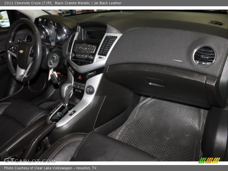 Black Granite Metallic / Jet Black Leather 2011 Chevrolet Cruze LT/RS