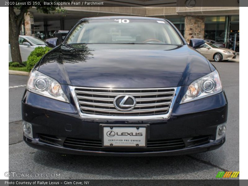 Black Sapphire Pearl / Parchment 2010 Lexus ES 350