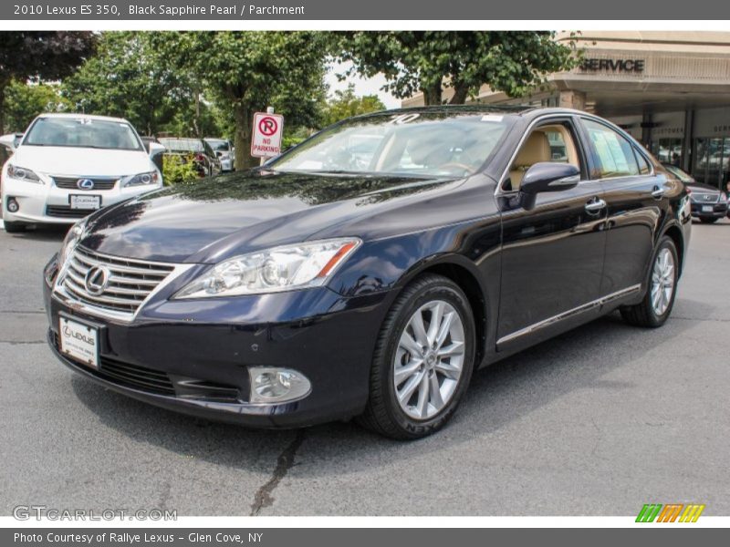 Black Sapphire Pearl / Parchment 2010 Lexus ES 350