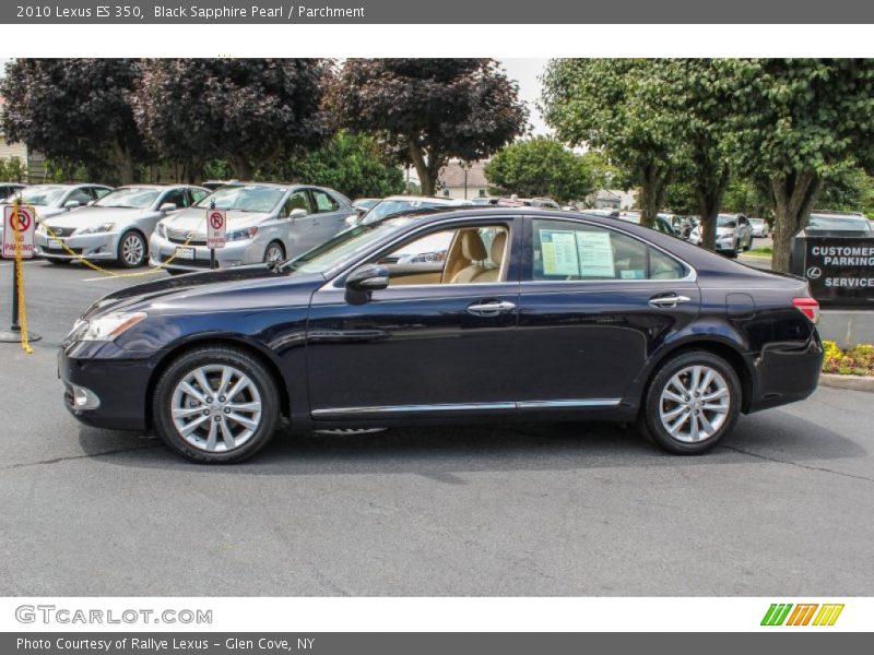 Black Sapphire Pearl / Parchment 2010 Lexus ES 350