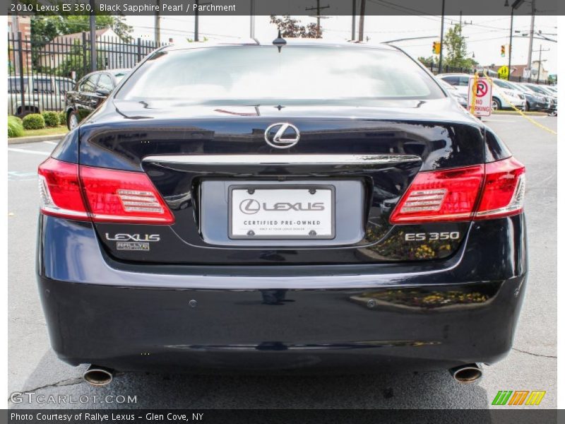 Black Sapphire Pearl / Parchment 2010 Lexus ES 350