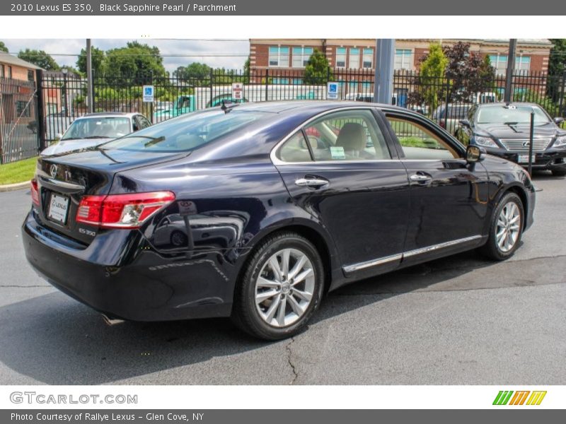 Black Sapphire Pearl / Parchment 2010 Lexus ES 350