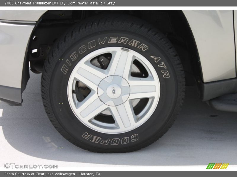 Light Pewter Metallic / Gray 2003 Chevrolet TrailBlazer EXT LT