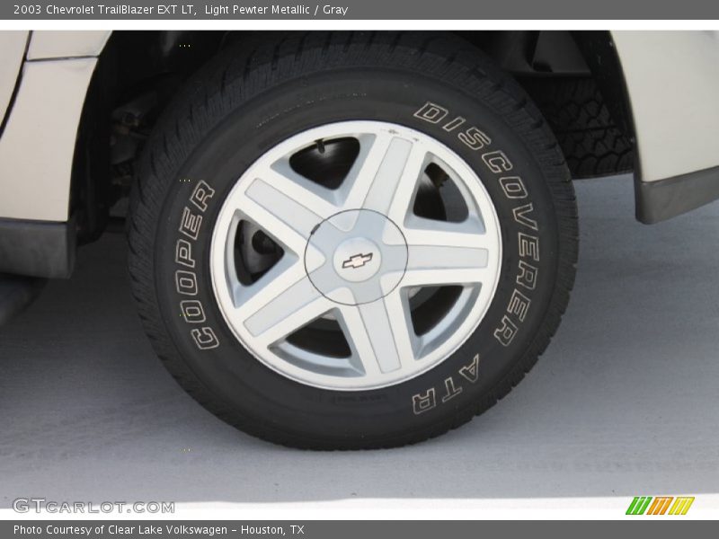 Light Pewter Metallic / Gray 2003 Chevrolet TrailBlazer EXT LT