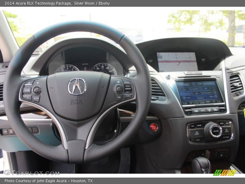 Silver Moon / Ebony 2014 Acura RLX Technology Package
