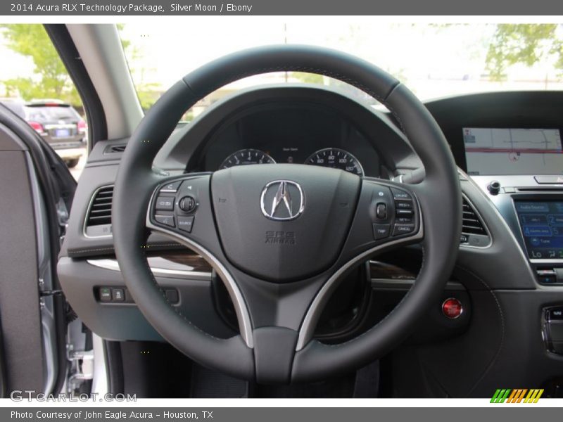 Silver Moon / Ebony 2014 Acura RLX Technology Package