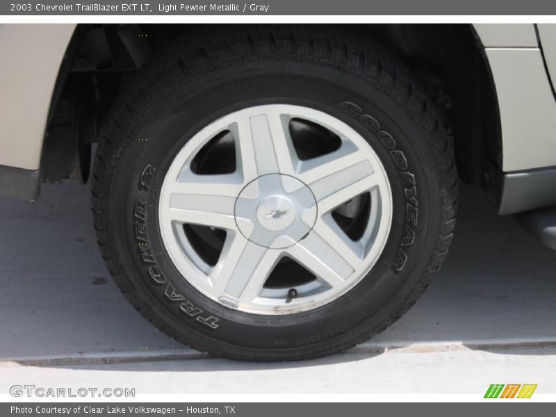 Light Pewter Metallic / Gray 2003 Chevrolet TrailBlazer EXT LT