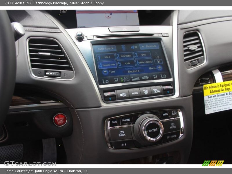 Silver Moon / Ebony 2014 Acura RLX Technology Package