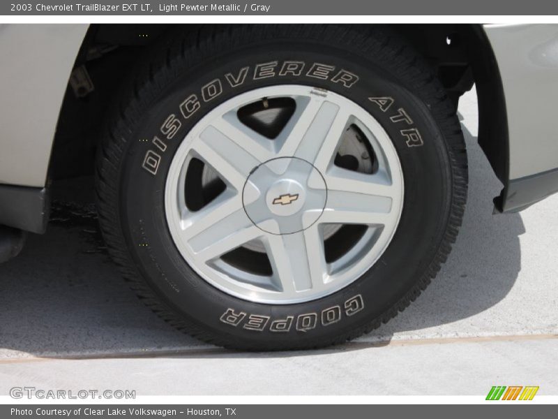 Light Pewter Metallic / Gray 2003 Chevrolet TrailBlazer EXT LT