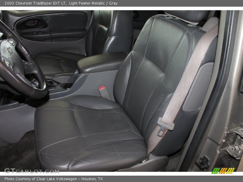 Light Pewter Metallic / Gray 2003 Chevrolet TrailBlazer EXT LT
