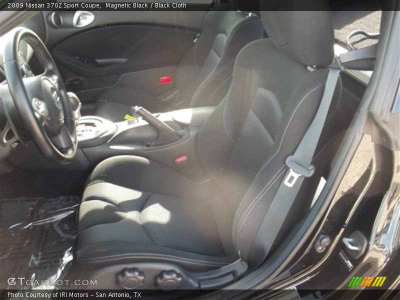 Magnetic Black / Black Cloth 2009 Nissan 370Z Sport Coupe
