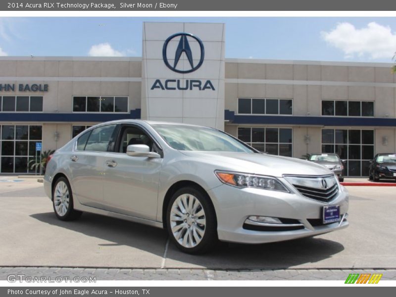 Silver Moon / Ebony 2014 Acura RLX Technology Package
