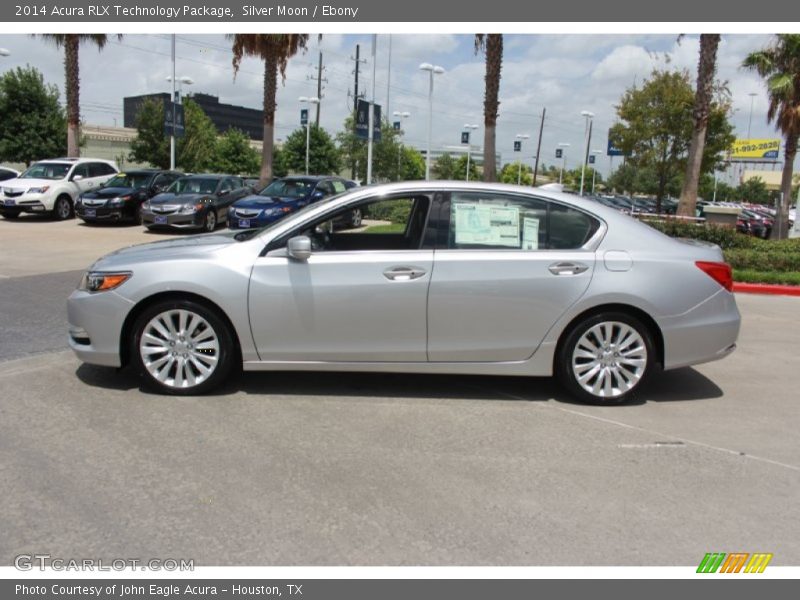 Silver Moon / Ebony 2014 Acura RLX Technology Package