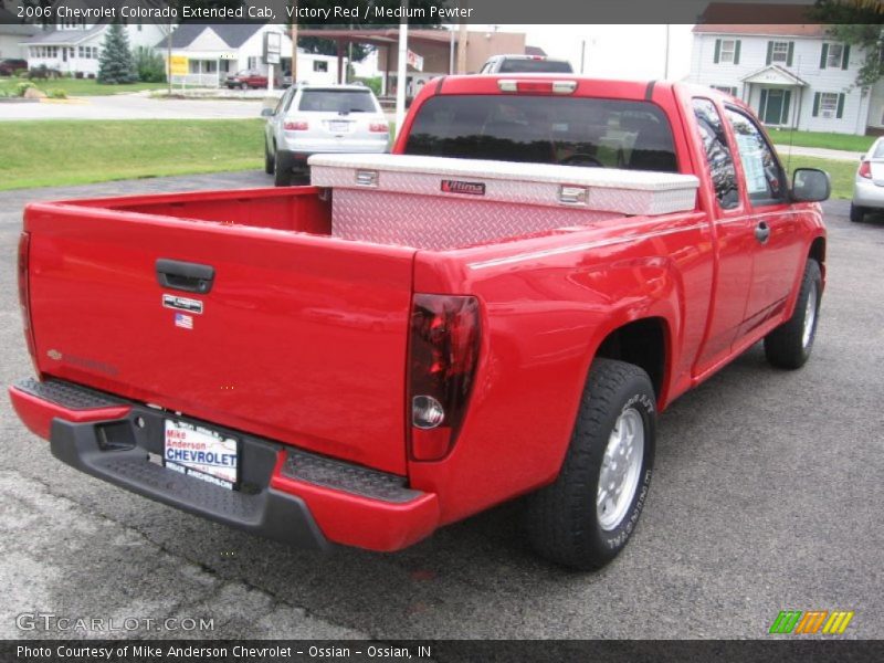 Victory Red / Medium Pewter 2006 Chevrolet Colorado Extended Cab