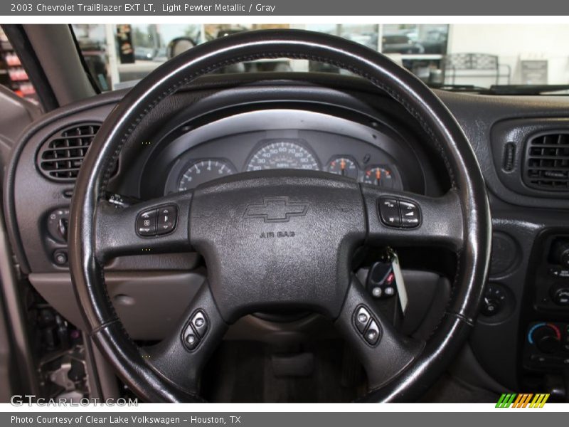 Light Pewter Metallic / Gray 2003 Chevrolet TrailBlazer EXT LT