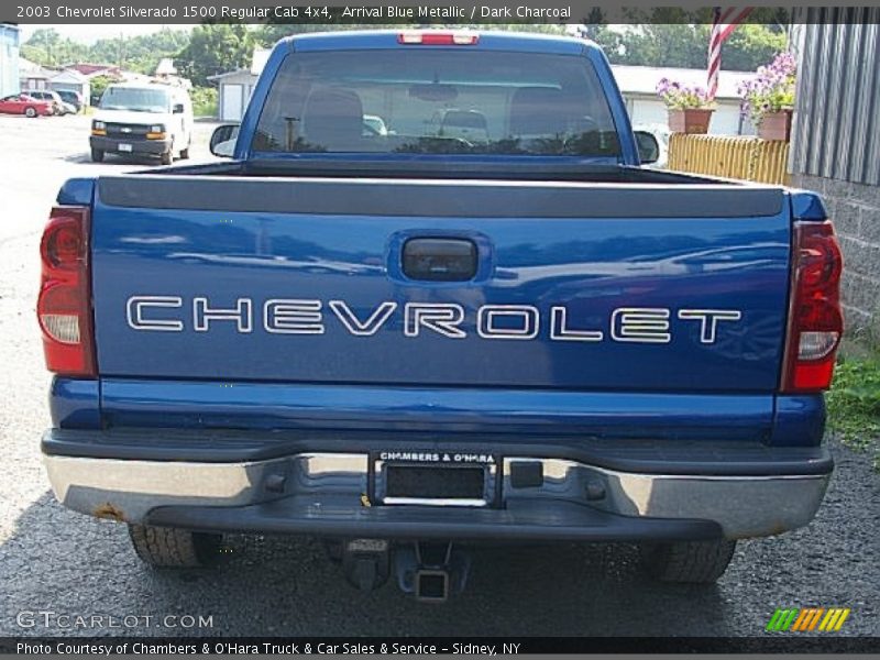 Arrival Blue Metallic / Dark Charcoal 2003 Chevrolet Silverado 1500 Regular Cab 4x4