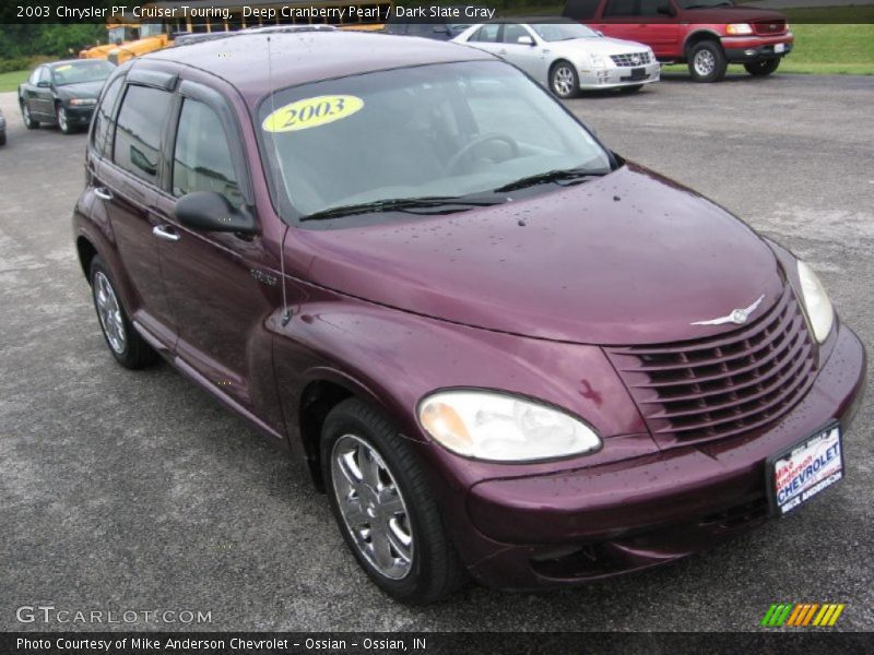 Deep Cranberry Pearl / Dark Slate Gray 2003 Chrysler PT Cruiser Touring