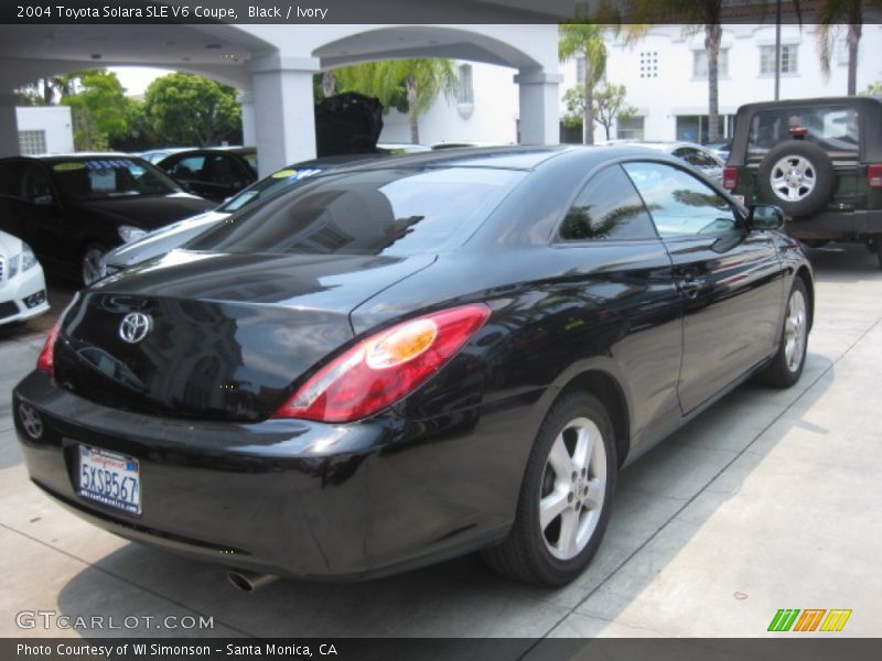 Black / Ivory 2004 Toyota Solara SLE V6 Coupe