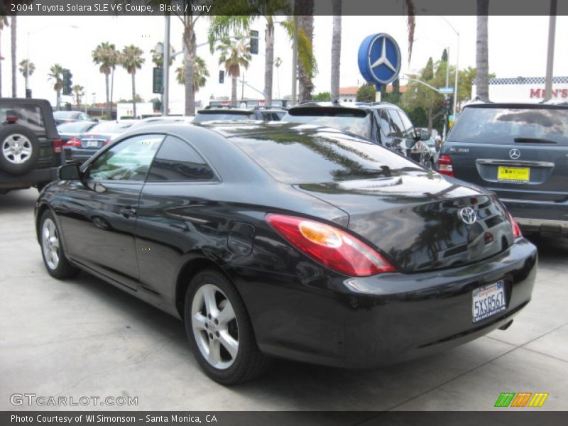 Black / Ivory 2004 Toyota Solara SLE V6 Coupe