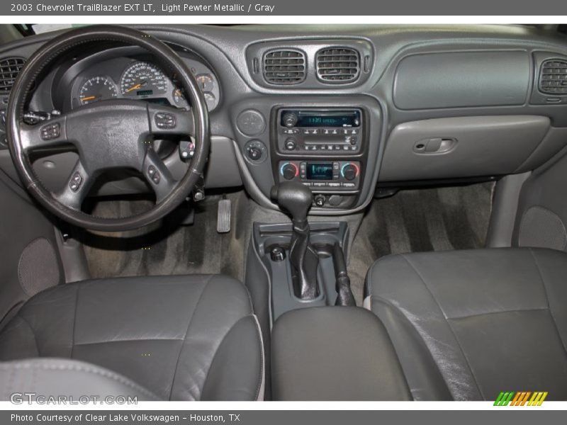Light Pewter Metallic / Gray 2003 Chevrolet TrailBlazer EXT LT