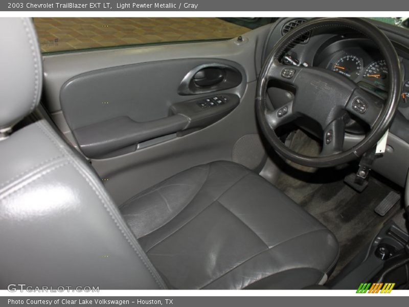 Light Pewter Metallic / Gray 2003 Chevrolet TrailBlazer EXT LT