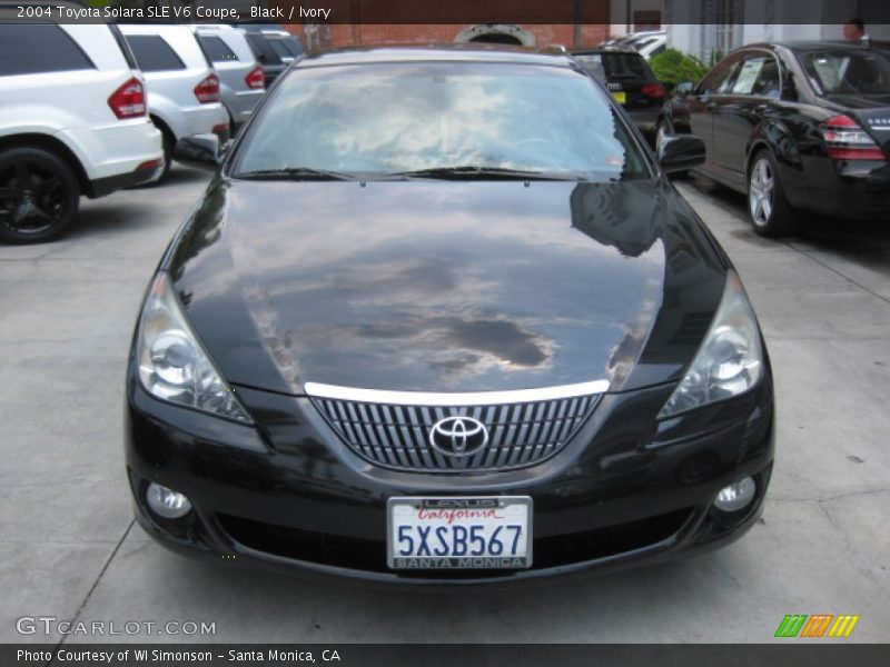 Black / Ivory 2004 Toyota Solara SLE V6 Coupe