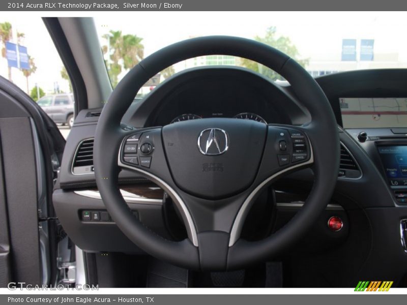 Silver Moon / Ebony 2014 Acura RLX Technology Package
