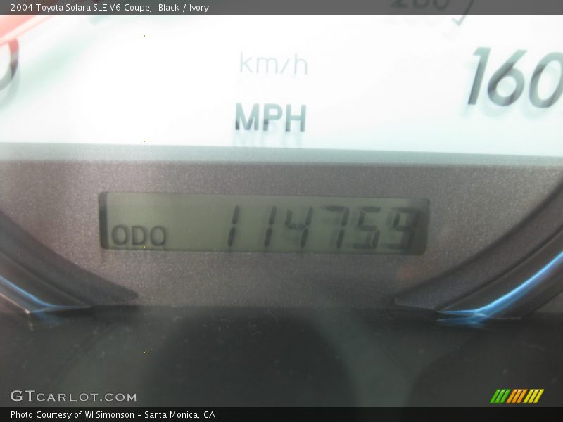 Black / Ivory 2004 Toyota Solara SLE V6 Coupe