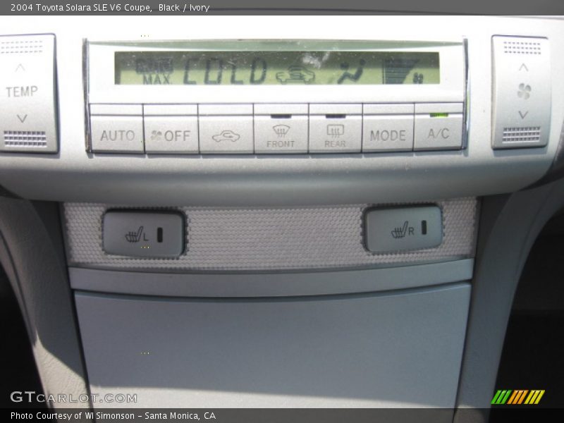 Black / Ivory 2004 Toyota Solara SLE V6 Coupe