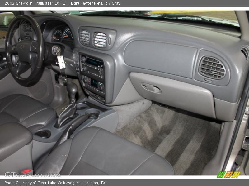 Light Pewter Metallic / Gray 2003 Chevrolet TrailBlazer EXT LT