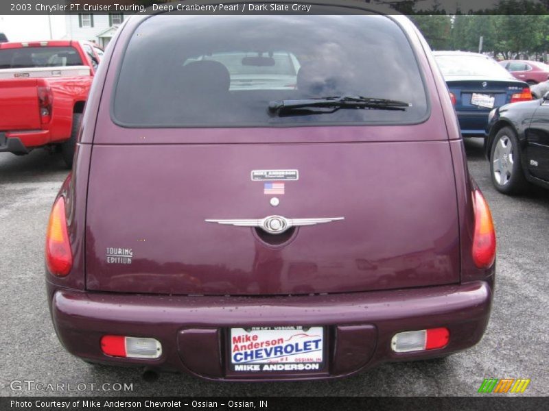 Deep Cranberry Pearl / Dark Slate Gray 2003 Chrysler PT Cruiser Touring