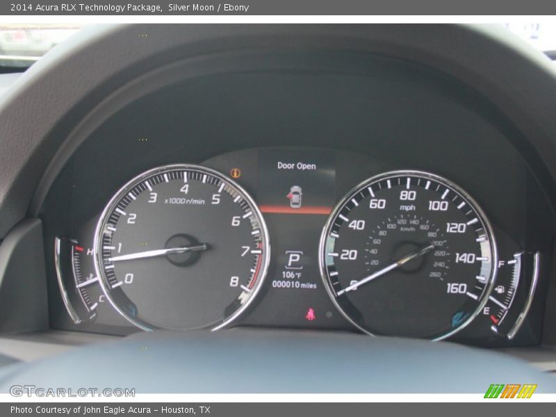 Silver Moon / Ebony 2014 Acura RLX Technology Package