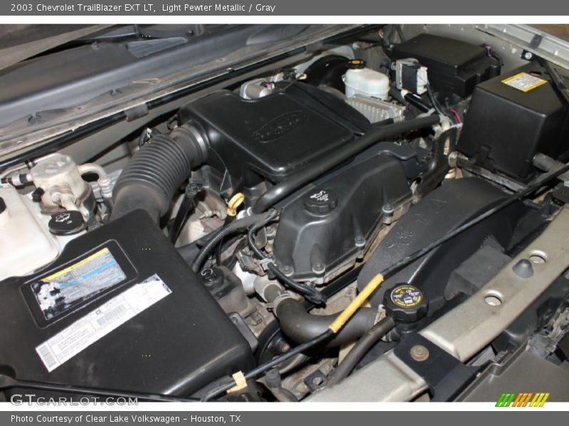 Light Pewter Metallic / Gray 2003 Chevrolet TrailBlazer EXT LT