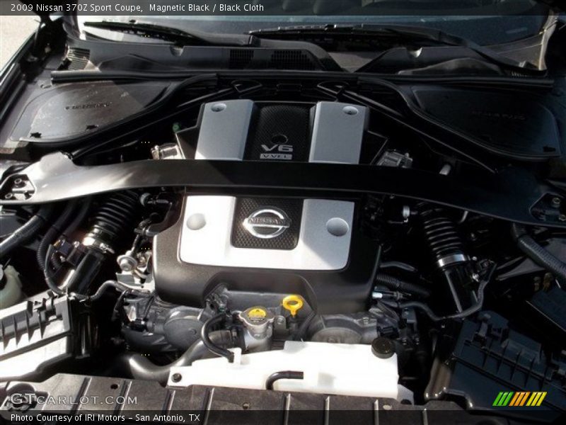 Magnetic Black / Black Cloth 2009 Nissan 370Z Sport Coupe
