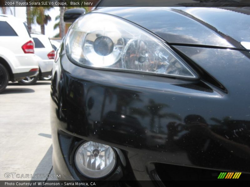 Black / Ivory 2004 Toyota Solara SLE V6 Coupe
