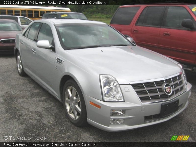 Radiant Silver Metallic / Light Gray/Ebony 2011 Cadillac STS V6 Luxury