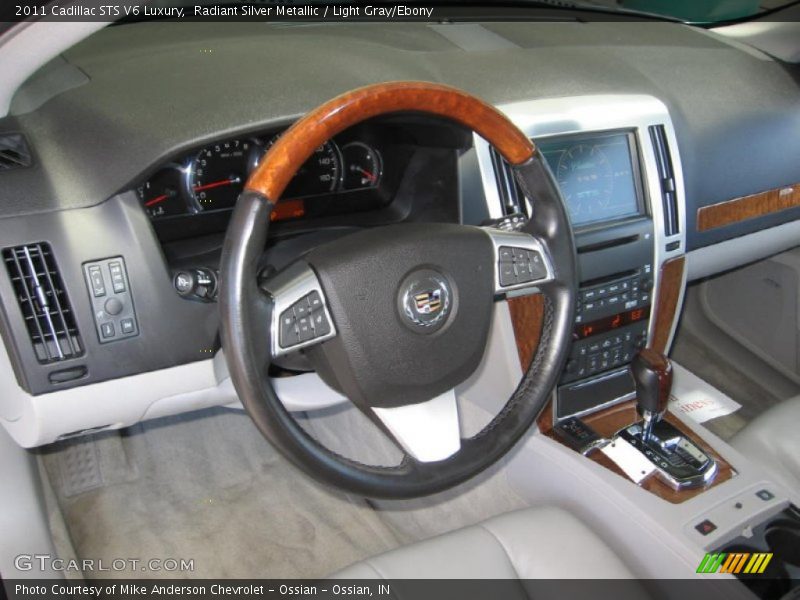 Radiant Silver Metallic / Light Gray/Ebony 2011 Cadillac STS V6 Luxury